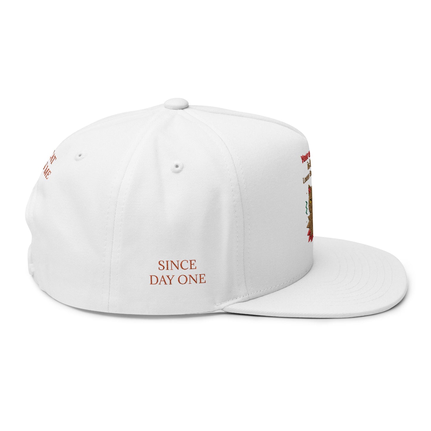 Embroidered Flat Cap Cat Behavior Collection - Your Existence Is Loud Lower The Volume